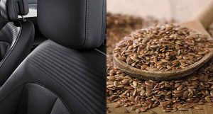 Thành phần da của ghế ngồi được nhuộm bằng dầu hạt lanh, một loại liệu tự nhiên thân thiện với môi trường