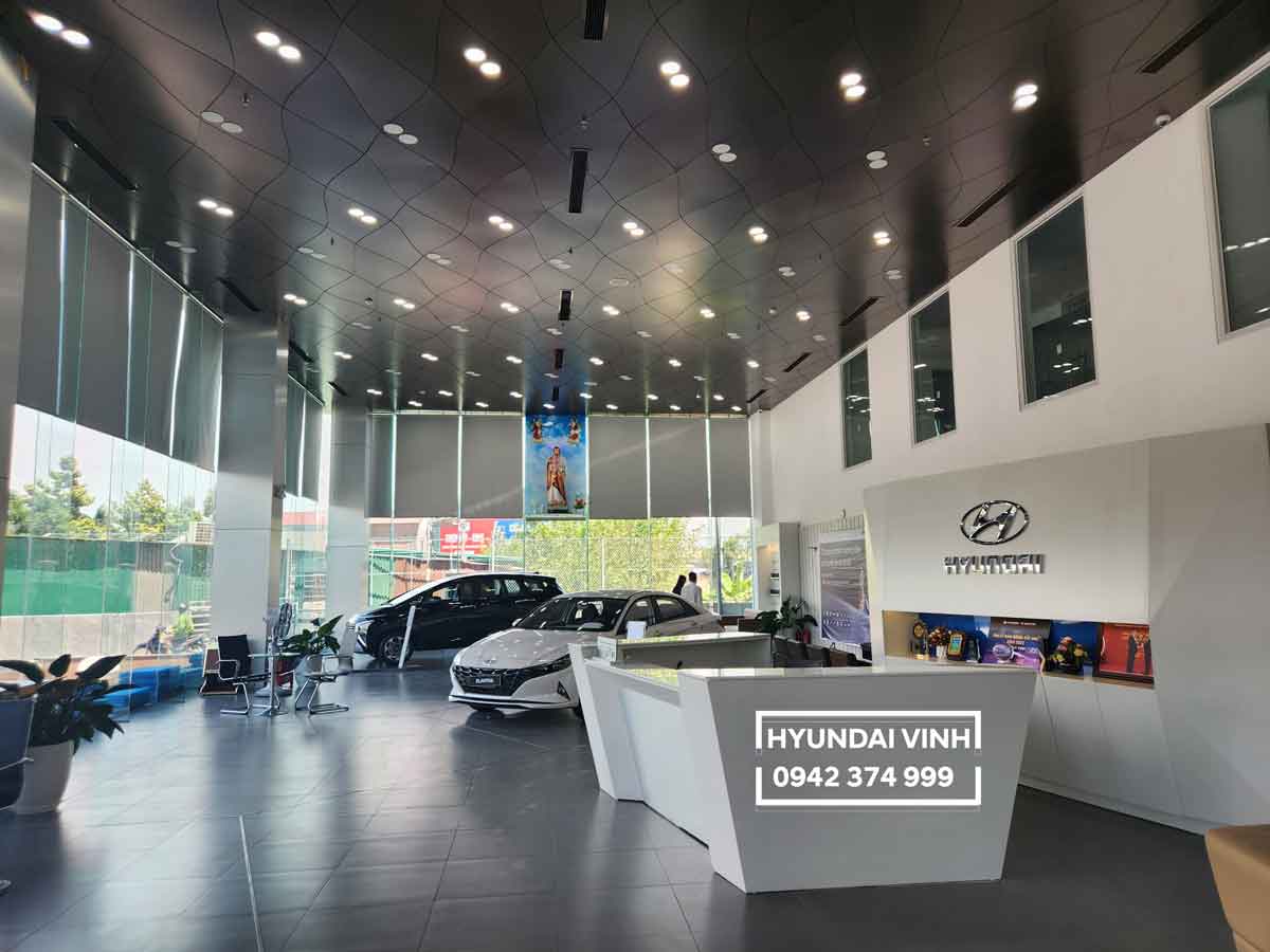 Showroom Hyundai Vinh nơi trưng bày xe Hyundai