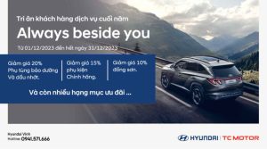 Tri ân khach hàng dịch vụ Hyundai Vinh