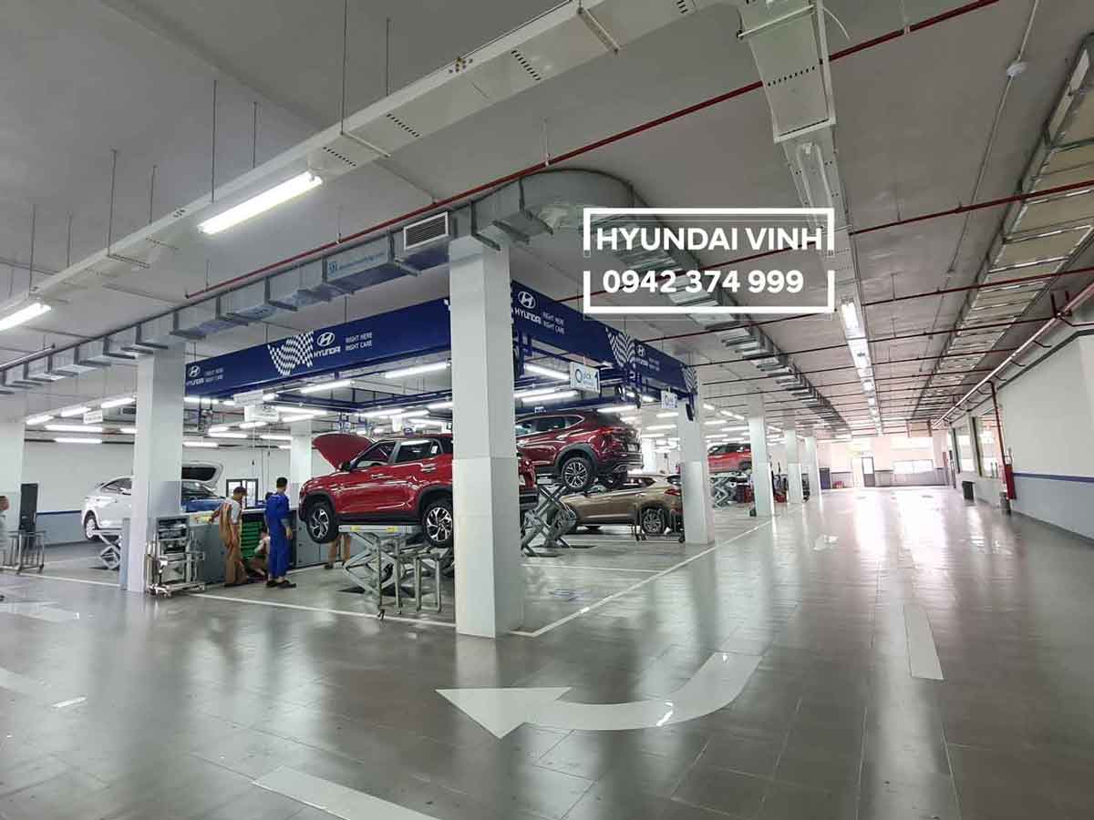 Dịch vụ bảo dưỡng xe Ô tô Hyundai tại Hyundai Vinh