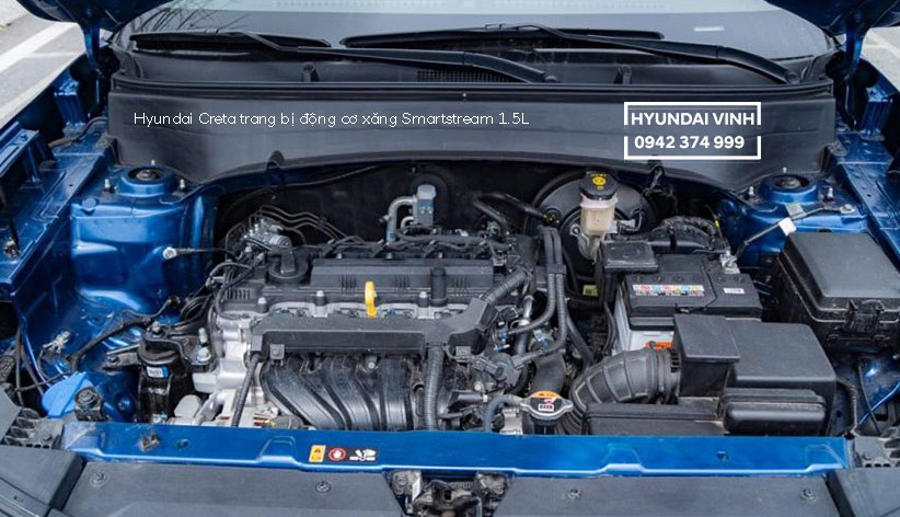 Hyundai Creta được trang bị động cơ xăng Smartstream 1.5L