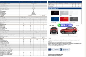 Catalogue thông số kỹ thuật Hyundai Creta 2025