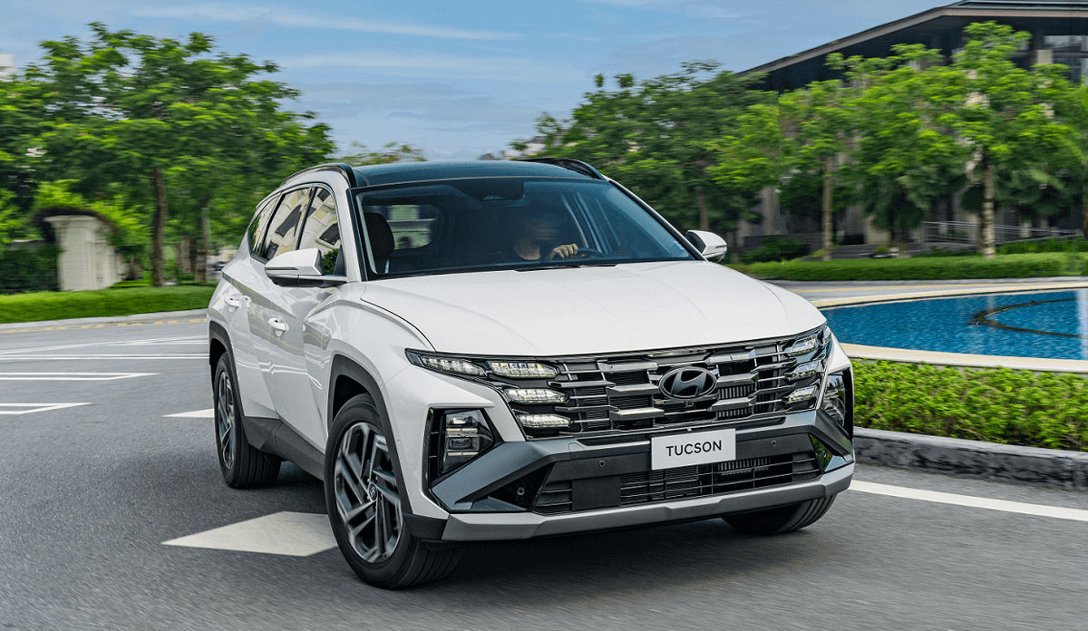 Ngoại thất Hyundai Tucson 2024 – Thiết kế tiên phong và phong cách thể thao