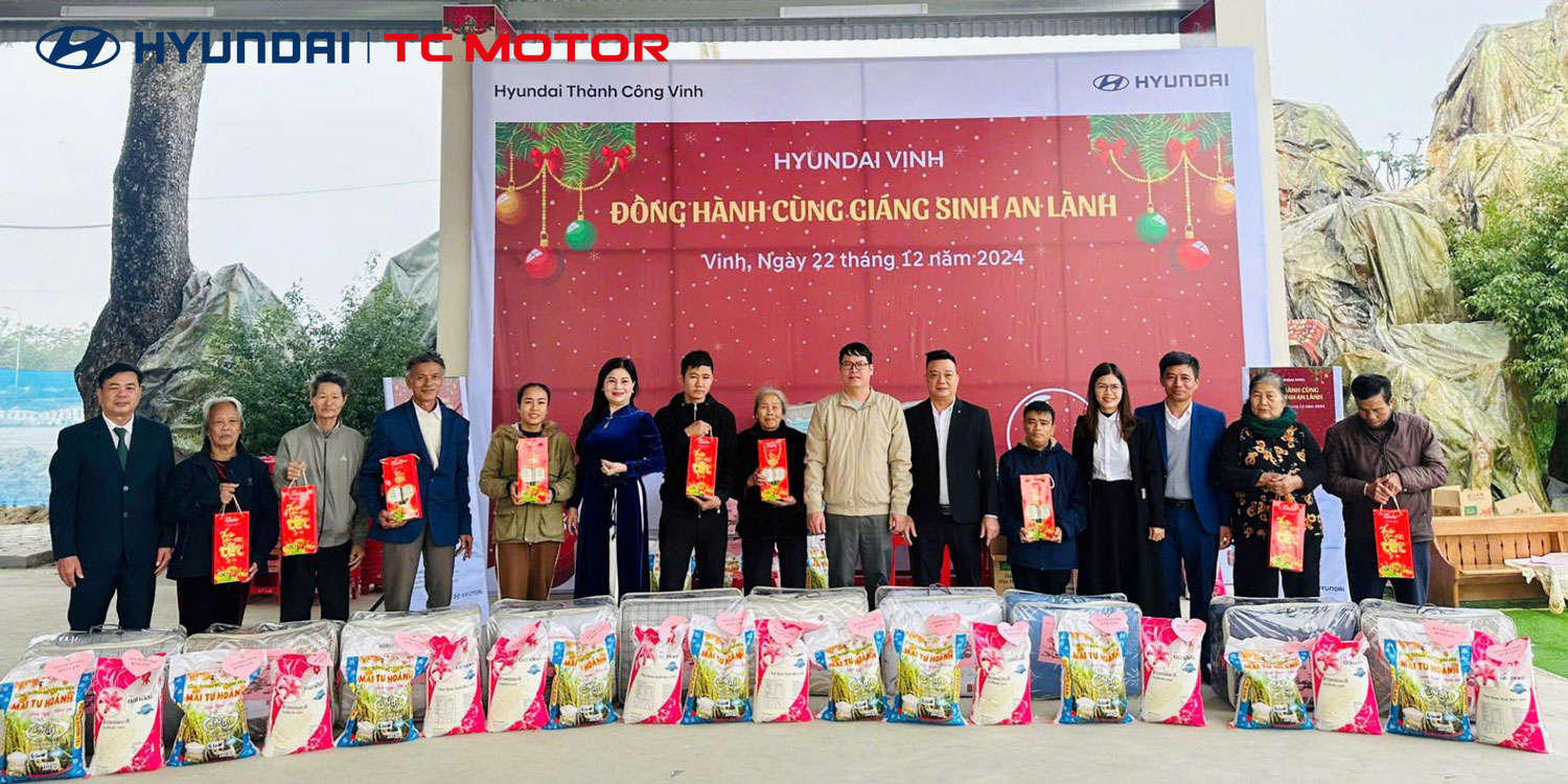 Hyundai Vinh – Đồng hành cùng giáng sinh an lành: Hành trình sẻ chia yêu thương