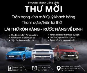 Lái thử rộn ràng – Rước nàng về dinh cùng Hyundai Vinh!