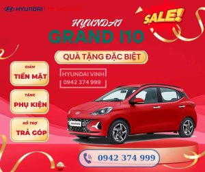 Chương trình khuyễn mãi Hyundai Grand I10 tháng 04/2025