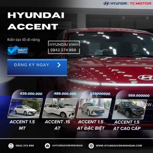Giá xe Accent 2025