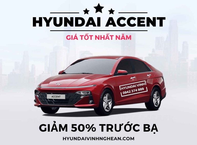 Khuyến mãi Hyundai Accent 2025 tháng 06/2025 tại Hyundai Vinh