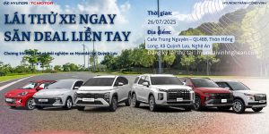 Lái thử xe tháng 07/2025