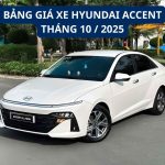 Bảng giá xe Hyundai Accent tại Nghệ An tháng 10/2025