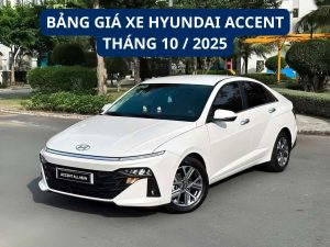 Bảng giá xe Hyundai Accent tại Nghệ An tháng 10/2025