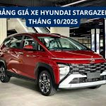 Bảng giá xe Hyundai Stargazer tại Nghệ An tháng 10/2025 – cập nhật mới nhất