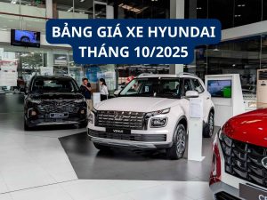 Bảng giá xe Hyundai Venue tại Nghệ An Tháng 10/2025