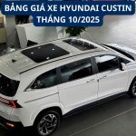 Bảng giá xe Hyundai Custin tại Nghệ An Tháng 10/2025 – Cập nhật mới nhất