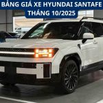 Bảng giá xe Hyundai SantaFe tại Nghệ An Tháng 10/2025