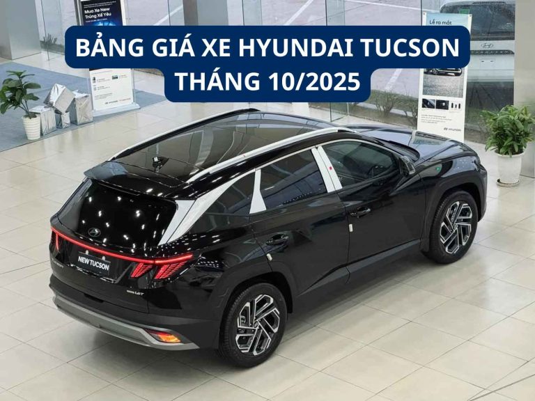 Bảng giá xe Hyundai Tucson tại Nghệ An Tháng 10/2025