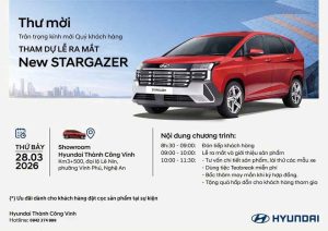 Lễ ra mắt Hyundai Stargazer 2026