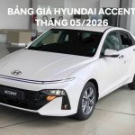 Bảng giá Hyundai Accent tháng 05/2026 tại Nghệ An