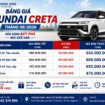 Bảng giá Hyundai Creta tháng 06/2026 tại Nghệ An | Giá lăn bánh & ưu đãi mới nhất