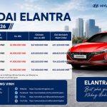Bảng Giá Xe Hyundai Elantra Tháng 9/2026 – Ưu Đãi Mới Nhất Tại Nghệ An