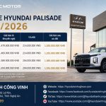 Bảng Giá Xe Hyundai Palisade Tháng 09/2026 Tại Nghệ An - Cập nhật mới nhất