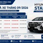 Bảng giá Hyundai Stargazer tháng 9/2026 | Ưu đãi mới nhất tại Nghệ An