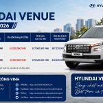 Bảng Giá Xe Hyundai Venue Tháng 9/2026 – Ưu Đãi Lên Tới 52 Triệu Đồng